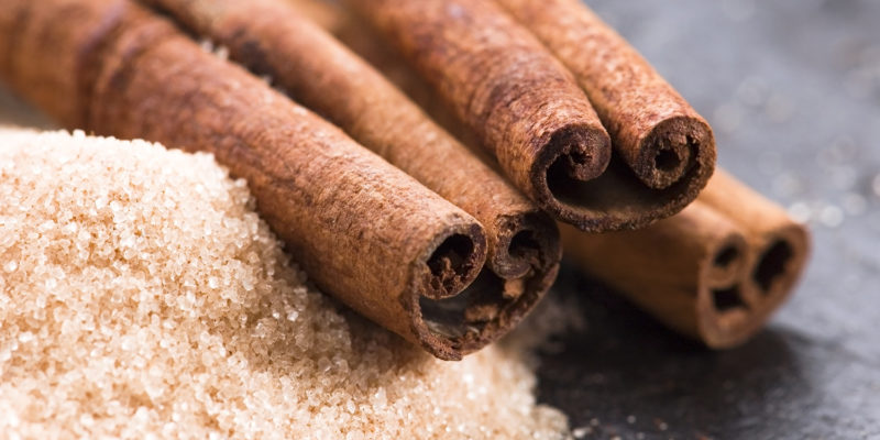 aromatic spices with brown sugar – cinnamon